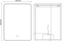 Grossman Зеркало Elegans-норма 70x80 – фотография-3